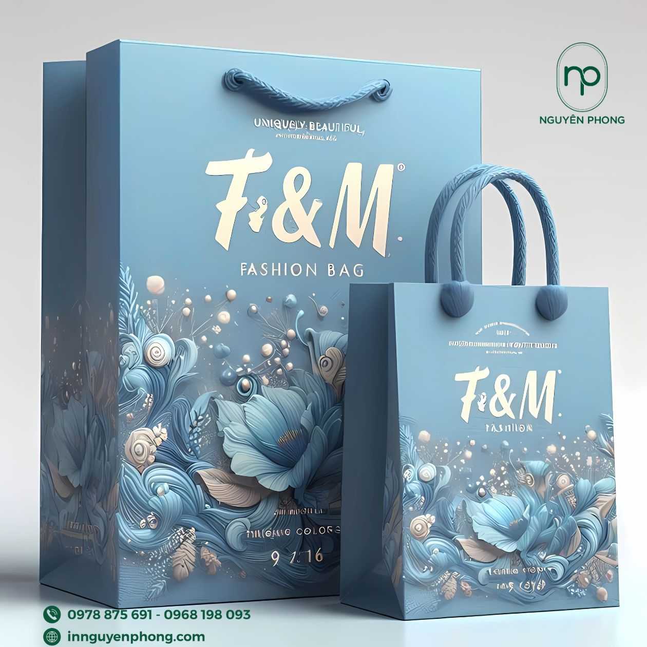 Ứng dụng màu sắc trên túi giấy